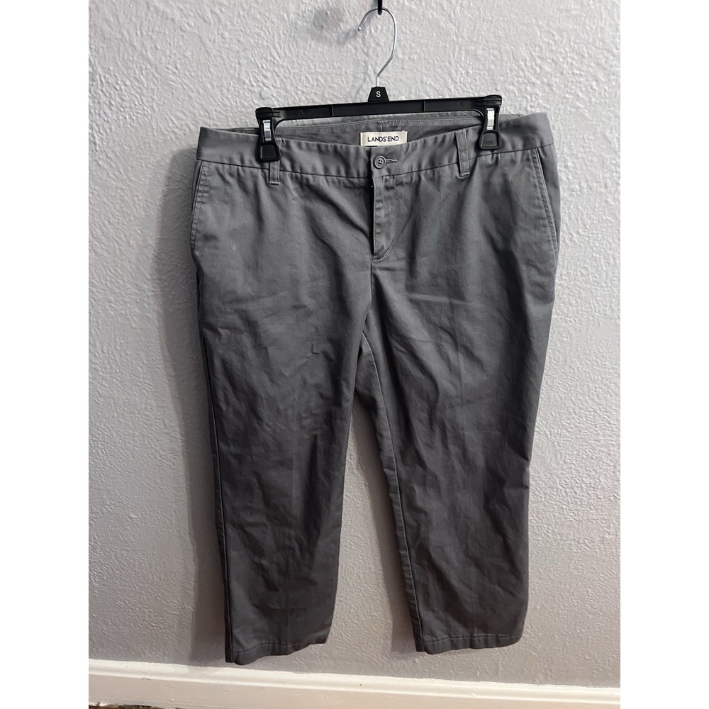 Lands End Girls Gray Pant Size 13 School Uniform